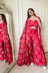 Red Ikkat Indo Fusion Set